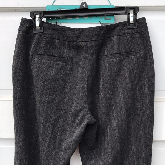 Rafaella Petite Gray Striped Ankle Dress Pants 4P - Picture 7 of 8